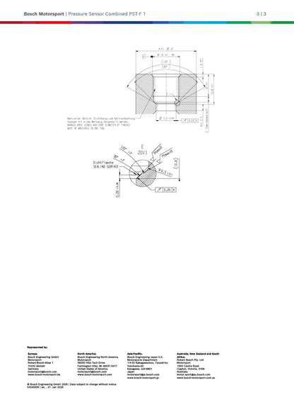 Bosch PST-F 1 Öldruck- & Temperatursensor