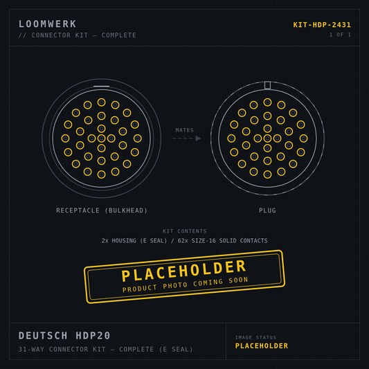 Deutsch HDP20 31-way connector kit placeholder