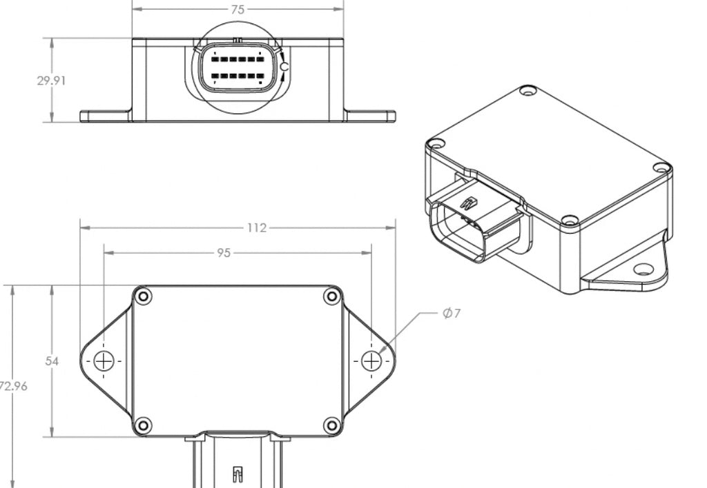 EcuMaster Wheel-Speed-zu-CAN-Modul